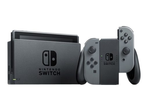 Nintendo Switch with Gray Joy-Con - Game Console - Full HD - Gray, Black